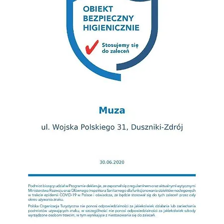 Muza לינה וארוחת בוקר דוז'ניקי ז'דרוז'